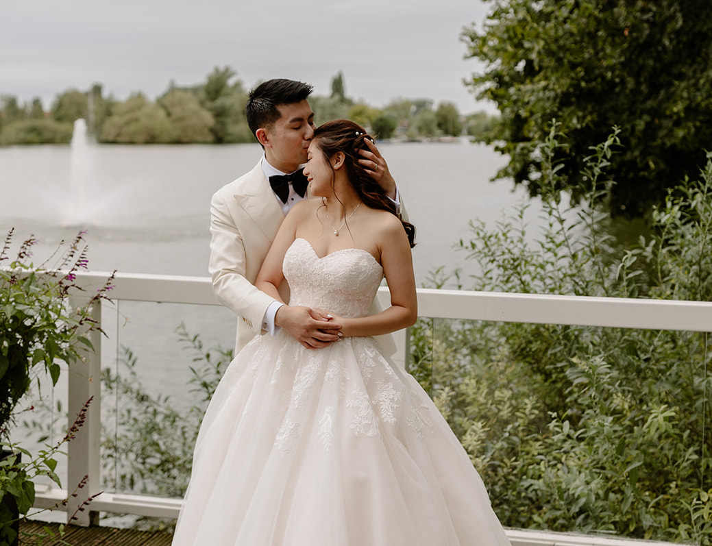 Beautiful bridal couple